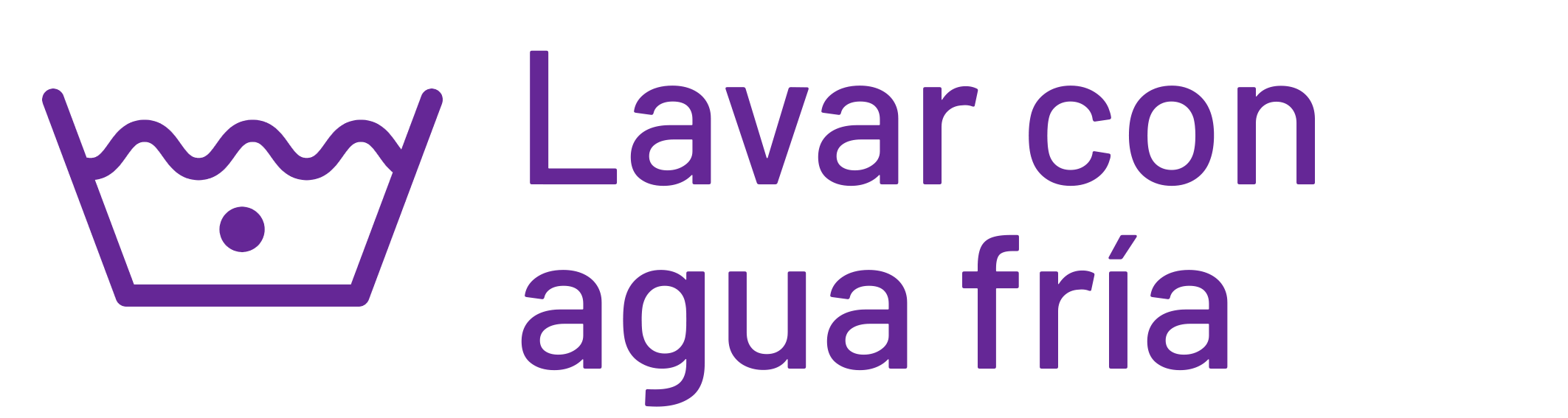 Lavar con agua fria